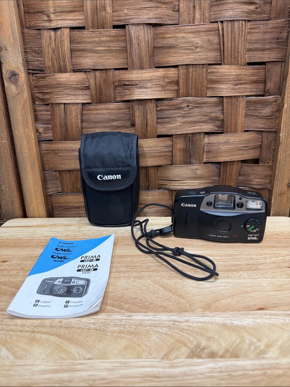 Canon Prima AF-8 Sure Shot Owl 35mm Film Camera